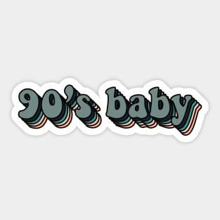 90's baby Sticker